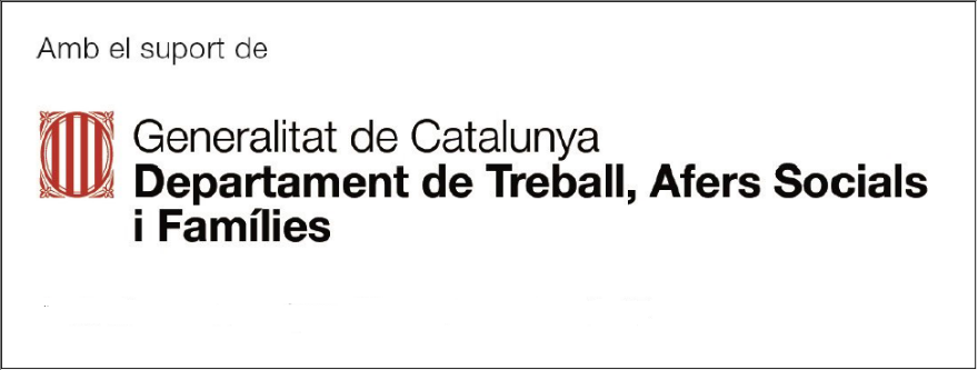 logo departament de treball , afers socials i familia